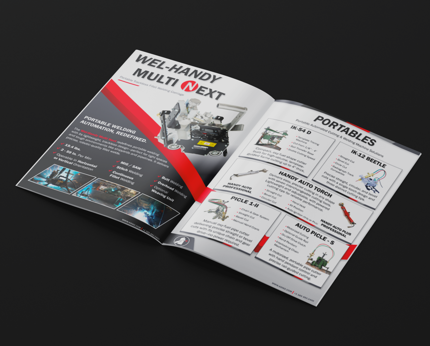 Koike Aronson Wel-Handy Multi Next brochure spread