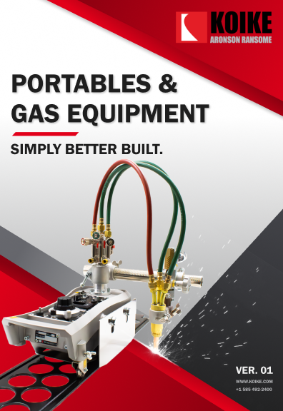 Pamphlet cover: Portables and Gas Equipment